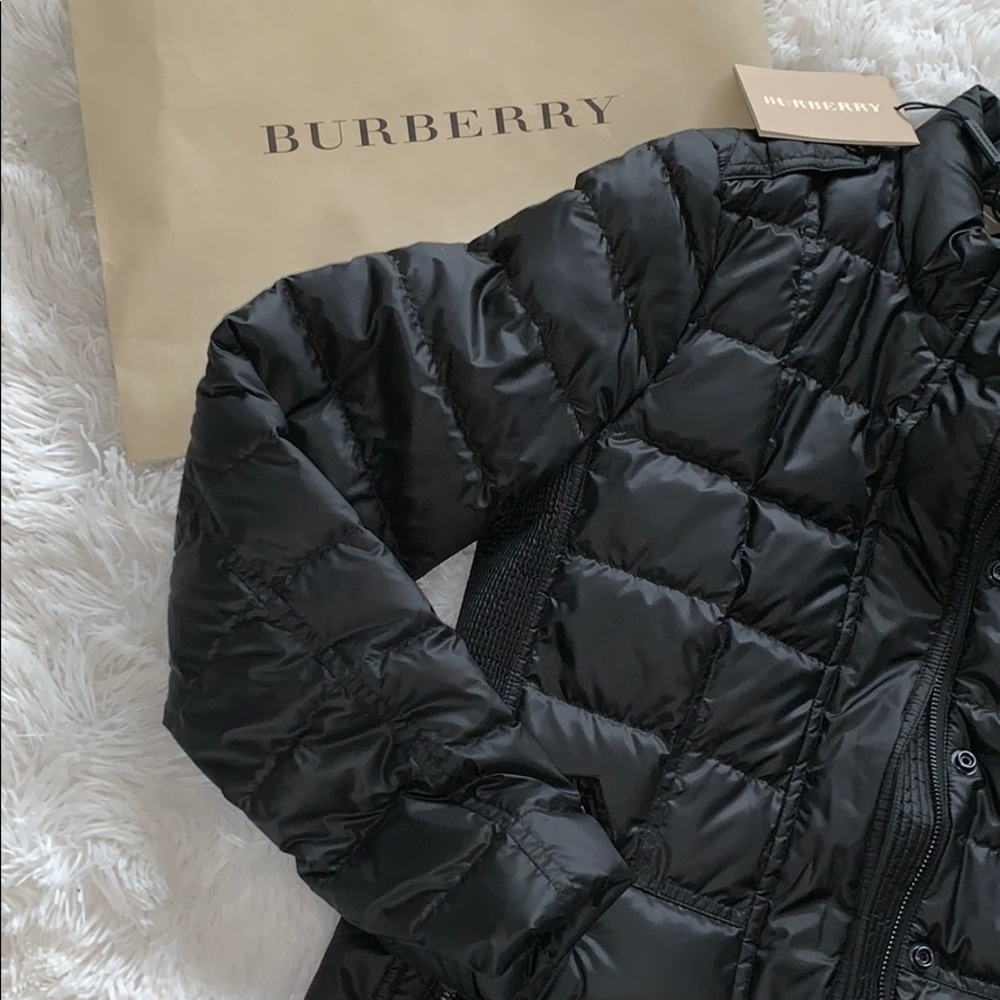 ❌SOLD❌Burberry Brit down black jacket M new - Picture 3 of 8